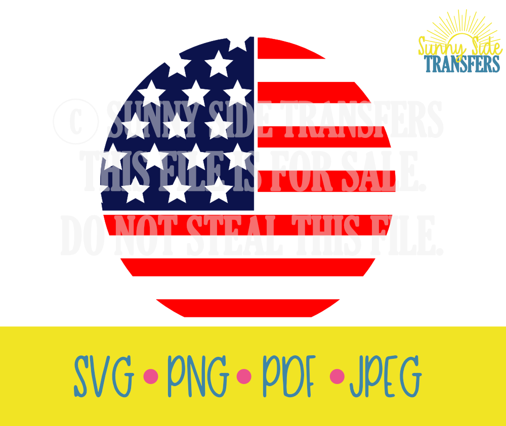 american flag svg
