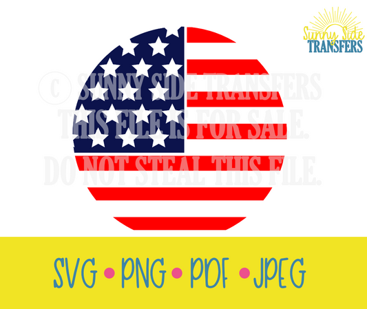 american flag svg