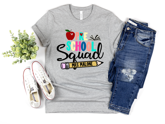 Colorful Pre School Squad Transfer