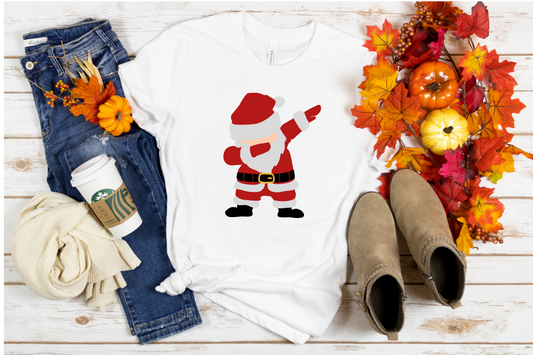 Dabbing Santa Transfer