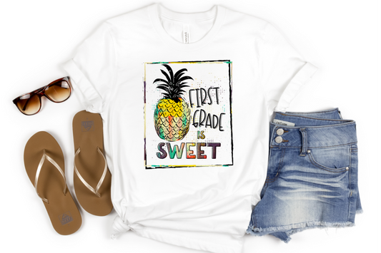 First Grade is Sweet Sublimation Transfer