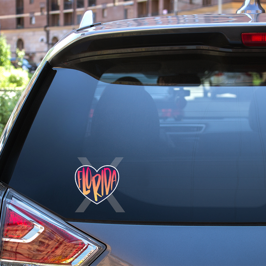 Wholesale Florida Heart Decal