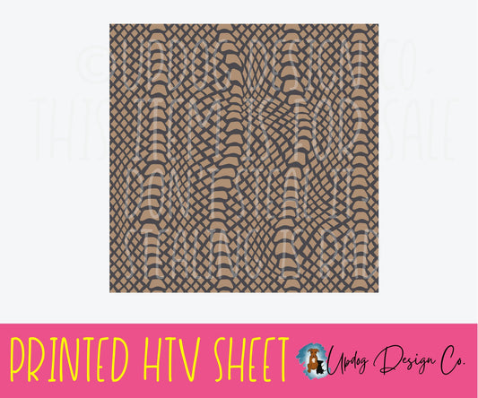 Animal Pattern 2 Printed HTV Sheet