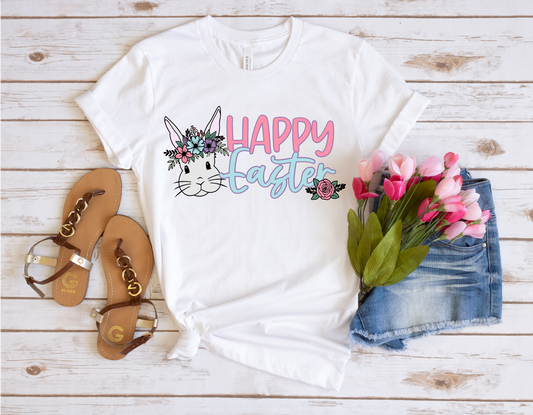 Floral Happy Easter Sublimation Transfer
