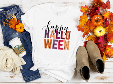 Happy Halloween Sublimation Transfer
