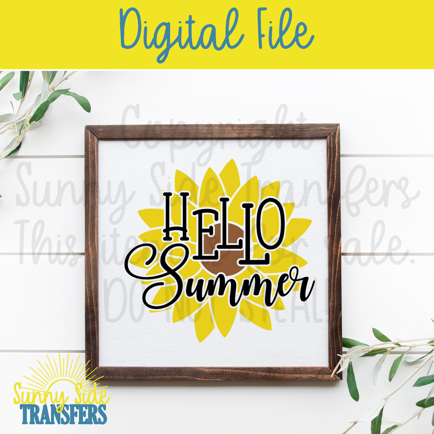hello summer svg