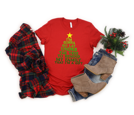 I'm a Gift Funny Christmas Transfer- HTV