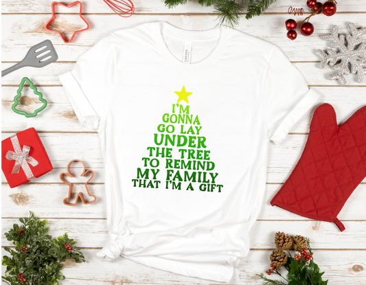 I'm a Gift Funny Christmas Transfer- HTV