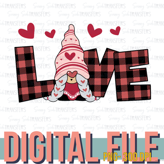 Valentine's Day Gnome PNG