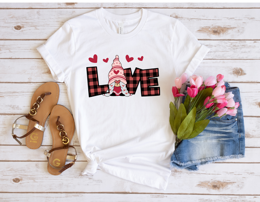 Love Gnome Sublimation Transfer