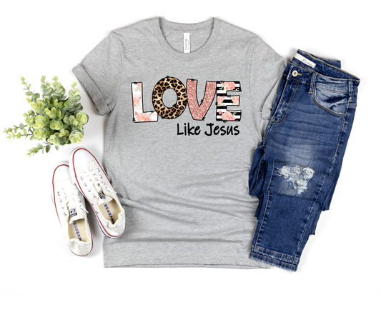 Love Like Jesus Religious HTV Transfer