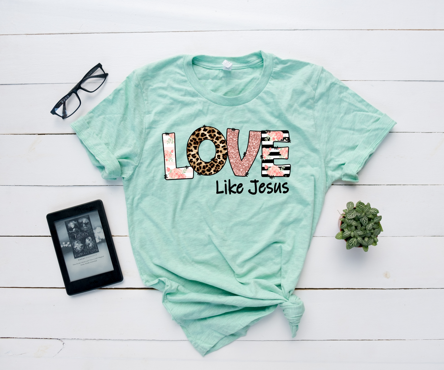 Love Like Jesus Religious HTV Transfer