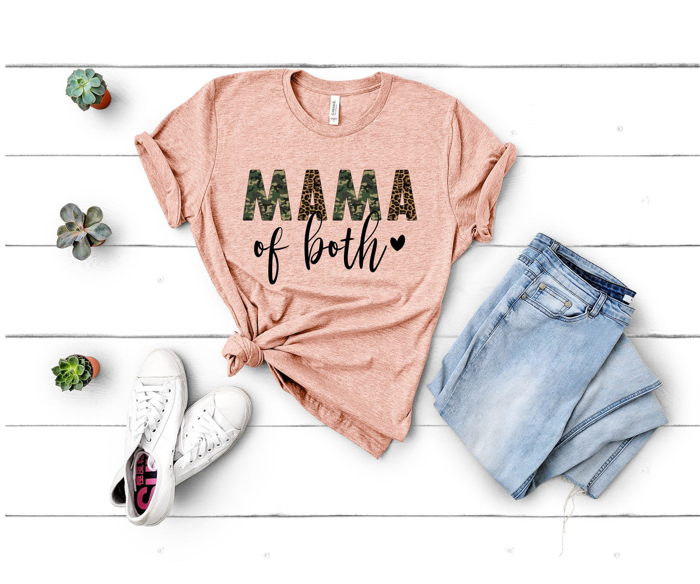 Mama of Both Transfer Full Color HTV