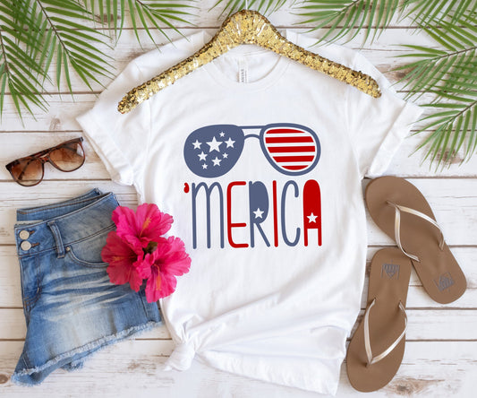 Merica HTV Transfer Fourth of July
