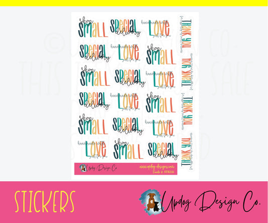 Colorful Package Stickers