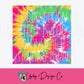 Colorful Swirl Tie Dye Pattern Sheet #131