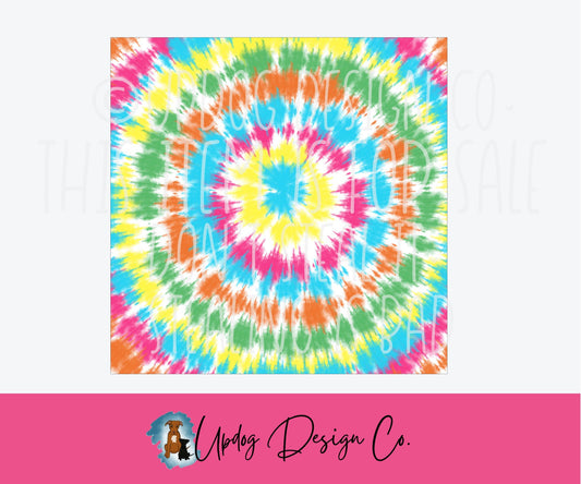 12"x12" Tie Dye #132 Sublimation Print