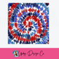 Americana Tie Dye Pattern Sheet  #138