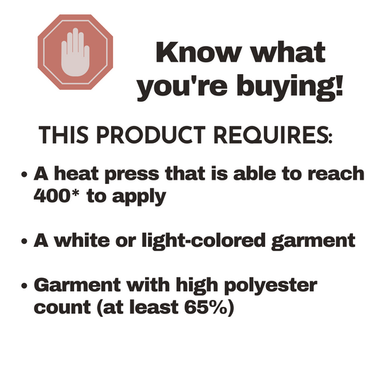 It's A Great Day To Learn Sublimation Transfer