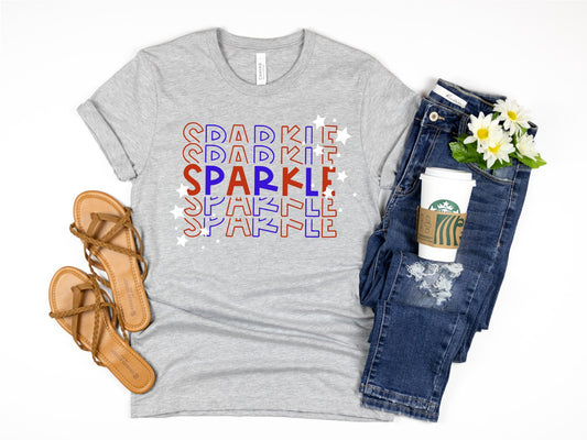 Sparkle Fourth of July Transfer Full Color HTV