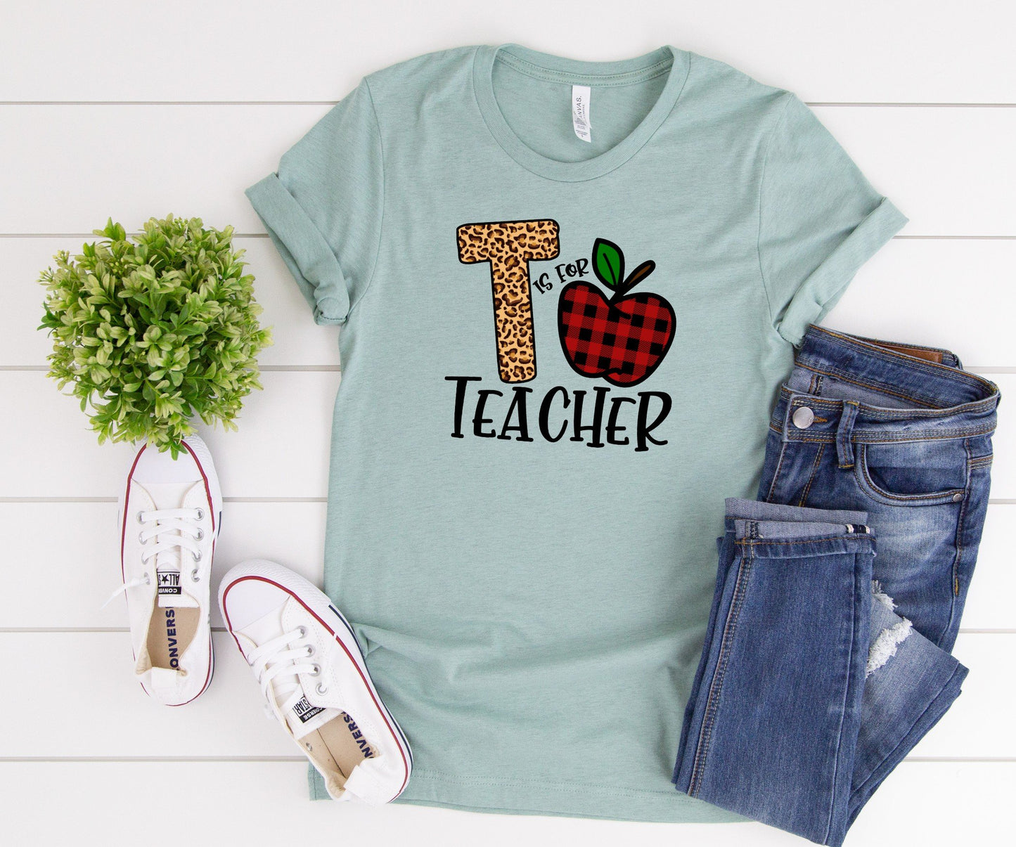 T is for Teacher Transfer Full Color HTV