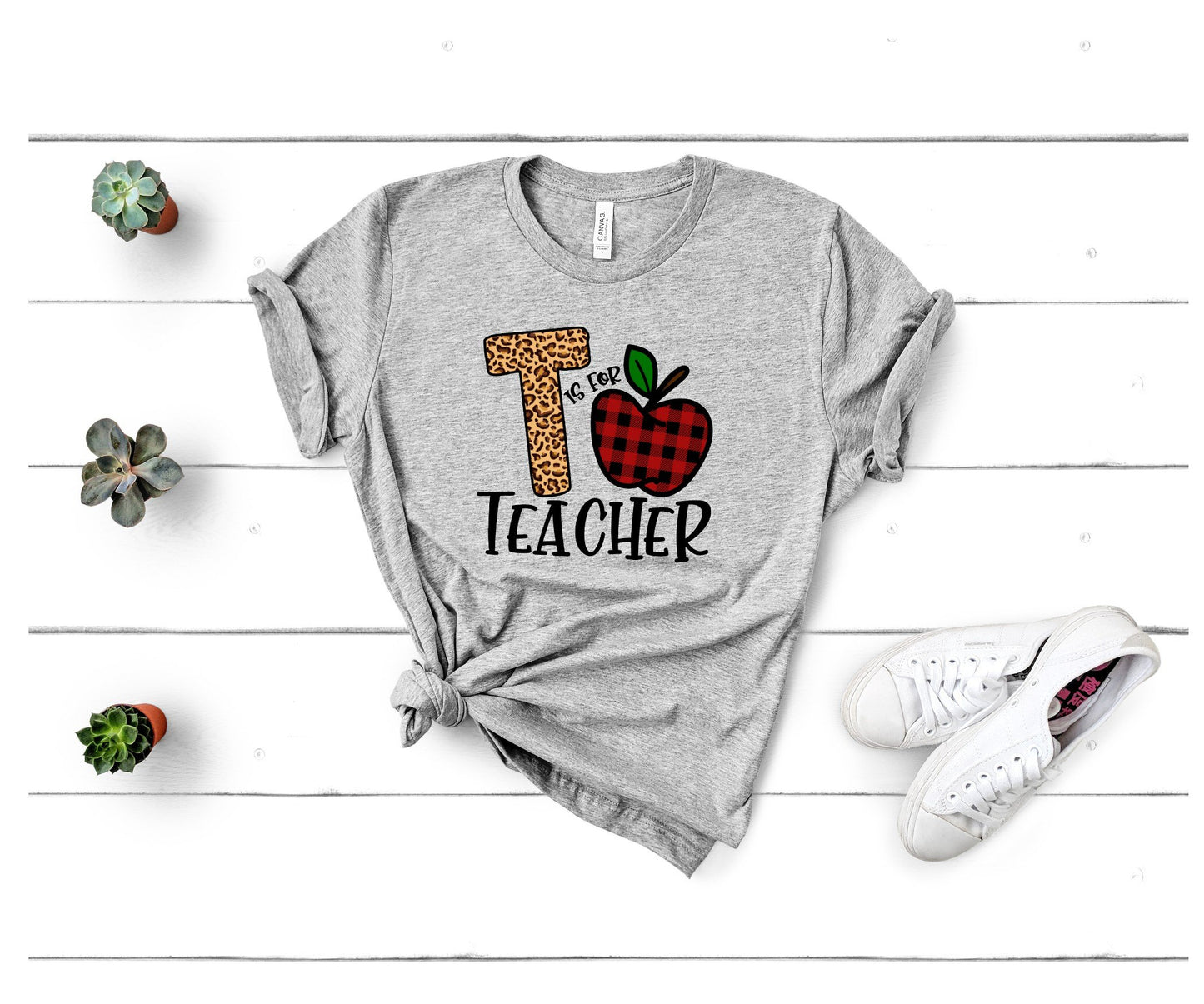 T is for Teacher Transfer Full Color HTV
