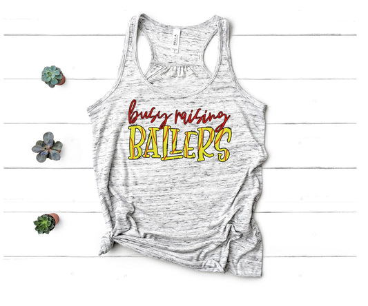 busy raising ballers softball sublimation print