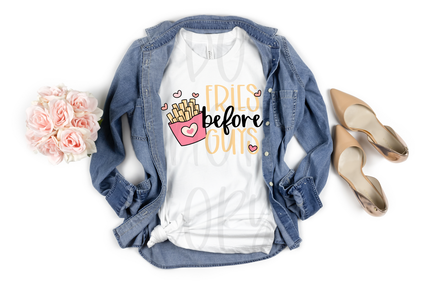Fries Before Guys Sublimation Transfer