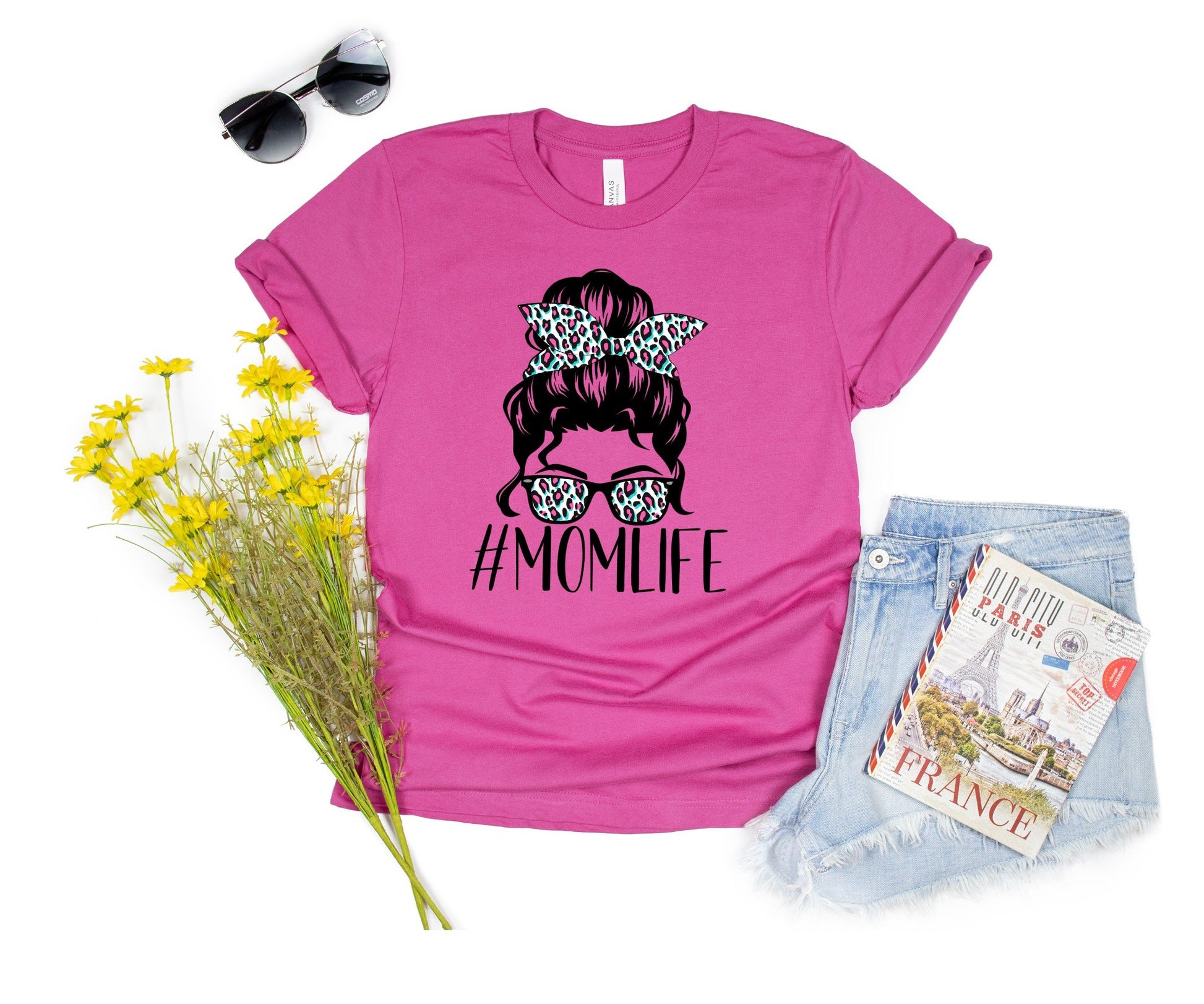 mom life shirt transfer