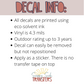 Wholesale Western Cow Skull Decals