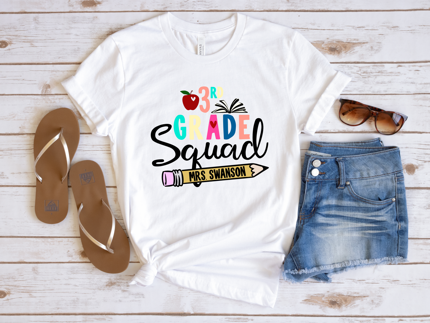 3rd Grade Squad Sublimation Transfer