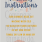 Boho Skull Washing Instructions Digital Download