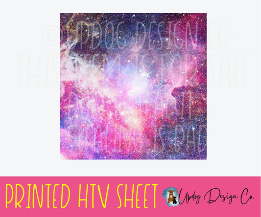 Galaxy 3 Printed HTV Sheet
