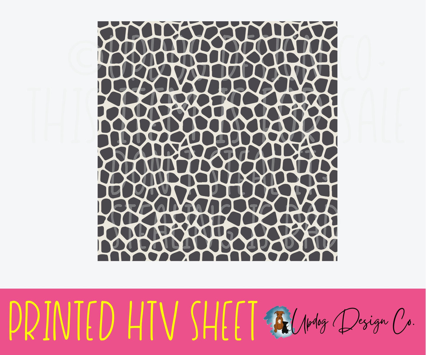 Animal Pattern 13 Printed HTV Sheet