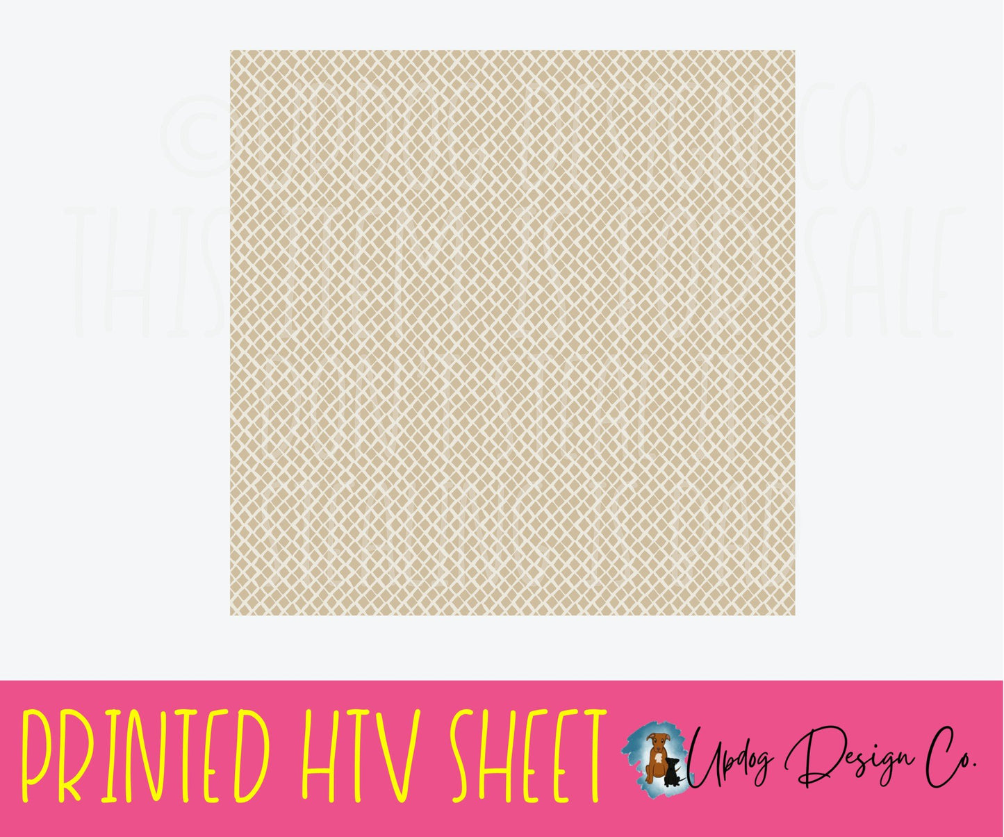 Animal Pattern 16 Printed HTV Sheet
