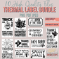 Halloween Digital Thermal Label Bundle