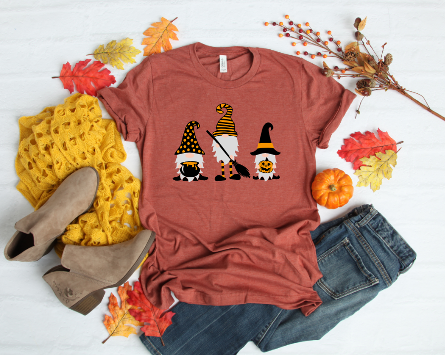 Halloween Gnomes HTV Transfer