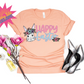 Floral Happy Easter Transfer