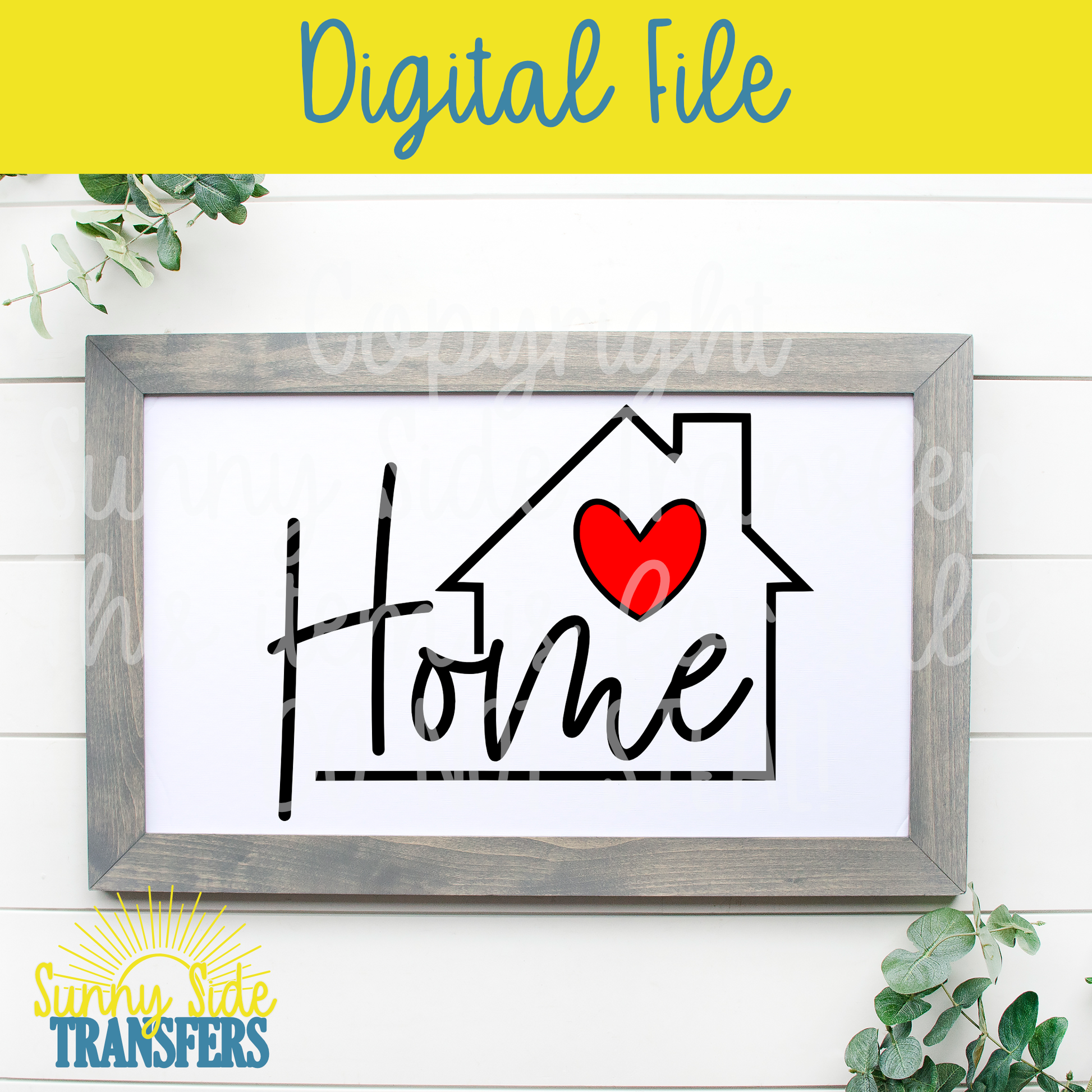 Home SVG for Sign
