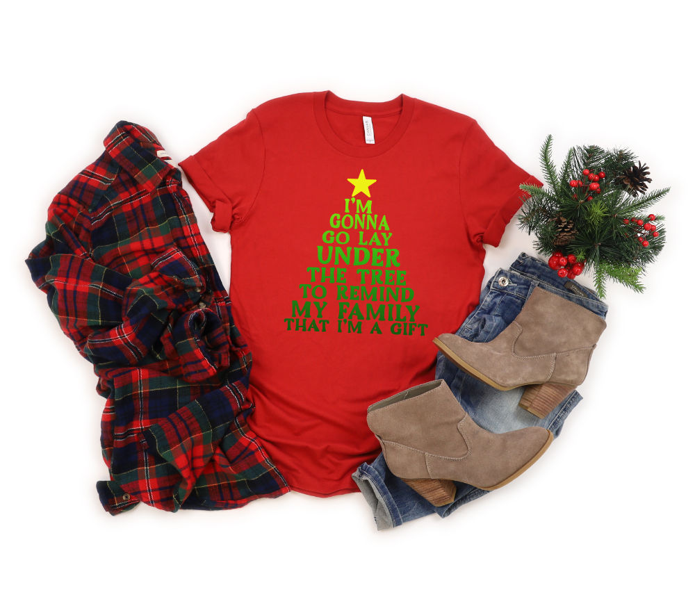 I'm a Gift Funny Christmas Transfer- HTV