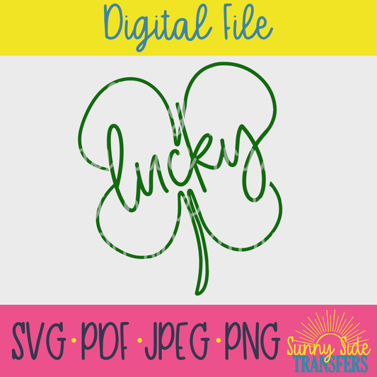 lucky clover svg