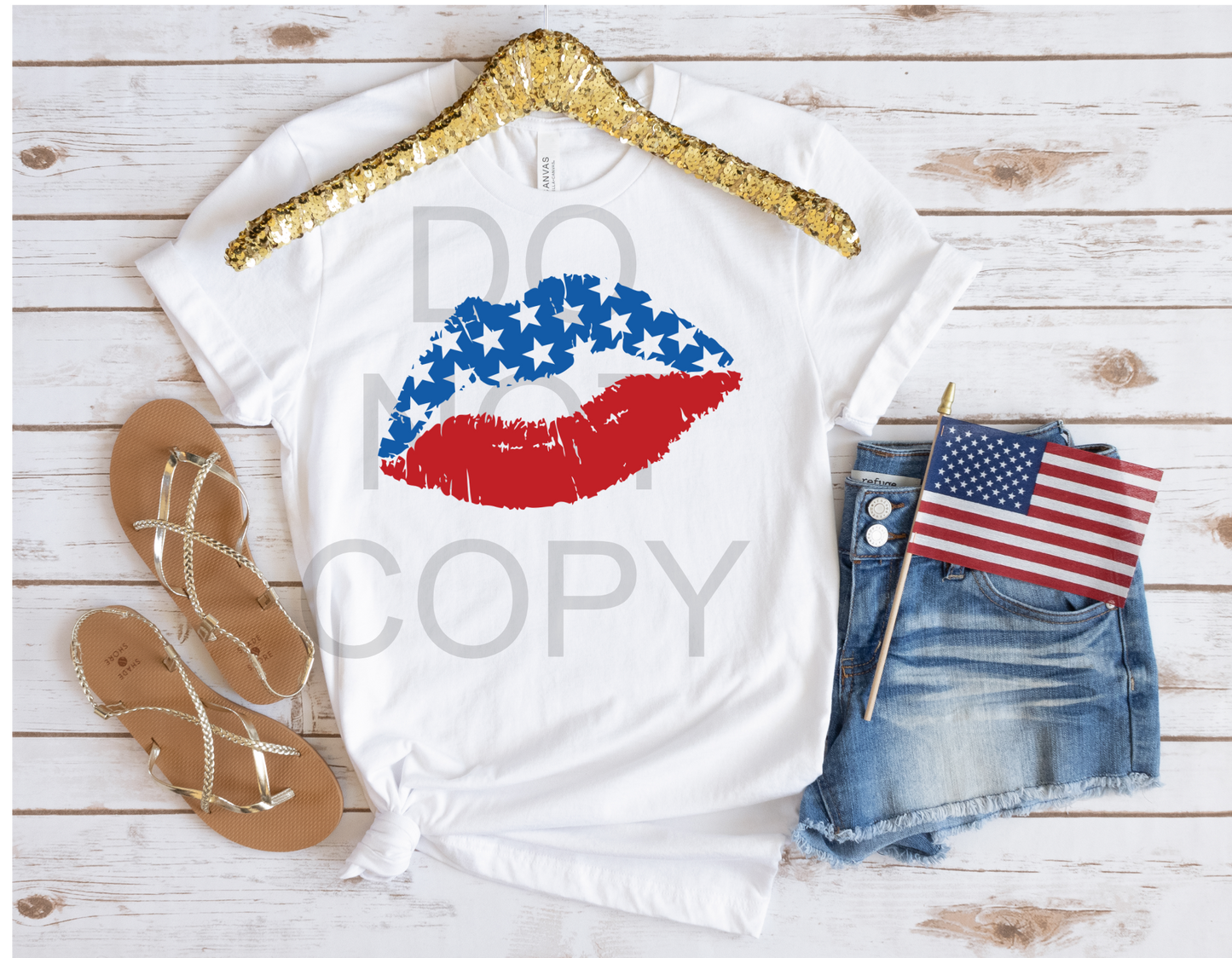 Patriotic sublimation transfer