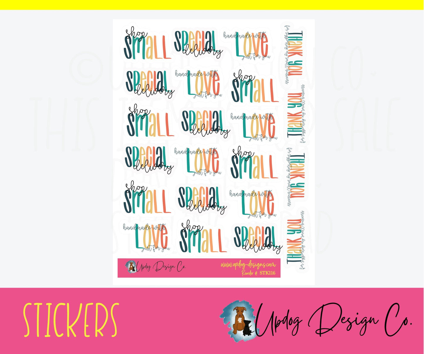 Colorful Package Stickers