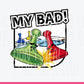 my bad car decal