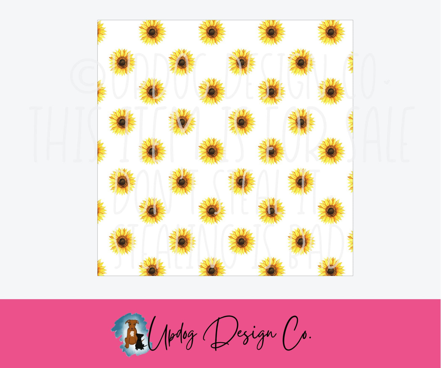 12"x12" Sunflowers #125 Sublimation Print