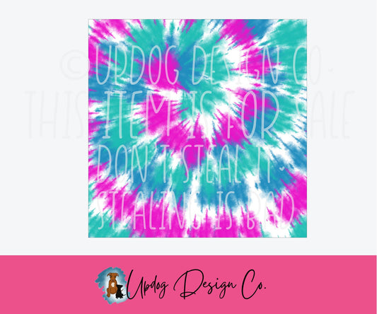 12"x12" Tie Dye #130 Sublimation Print