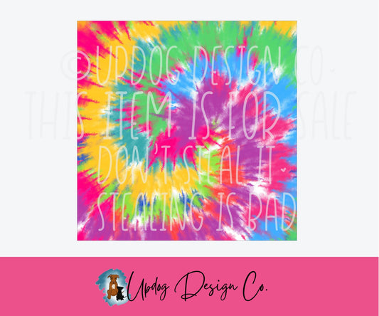 Colorful Swirl Tie Dye Pattern Sheet #131