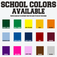 Personalized GO School Mascot Sublimation Transfer