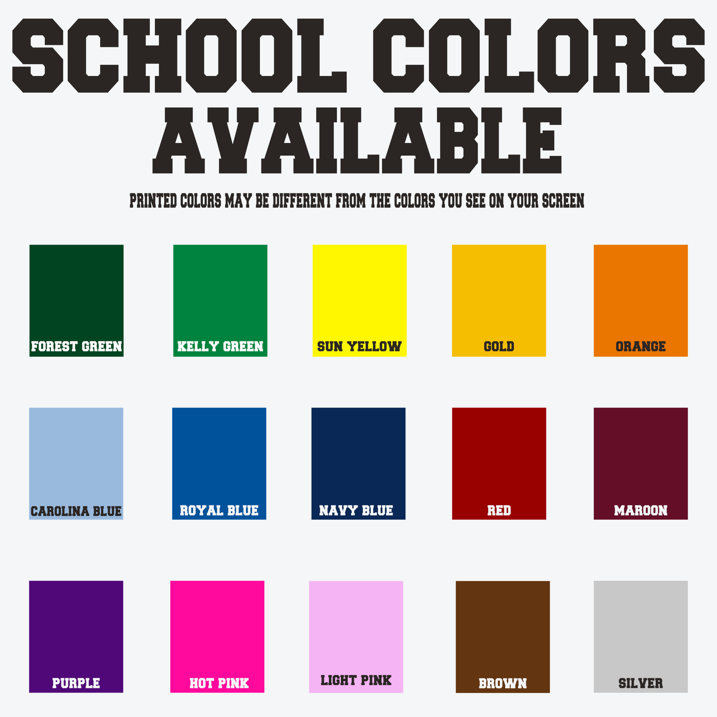 Personalized GO School Mascot Sublimation Transfer