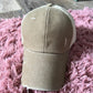 Distressed Criss Cross Hat